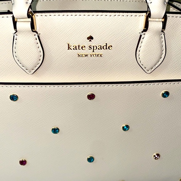 Kate Spade Madison Studded Small Satchel with Crossbody Strap NWT - Picture 2 of 15